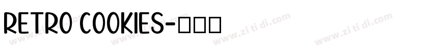 Retro Cookies字体转换